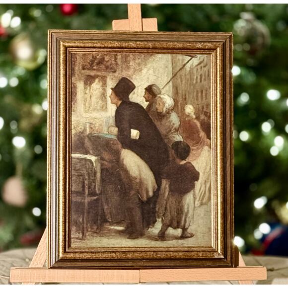 Honoré Daumier - Outside the Print-Seller's Shop (C. 1860-1863) - Picture 1 of 4